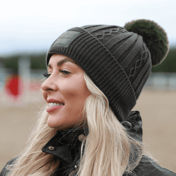 Equetech Reknit Cable Waterproof Knit Hat - Image 2