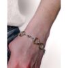 Hiho Two Tone Silver Snaffle Bracelet - Image 2