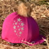 Capz Glitter Star Lycra with Faux Fur Pom Pom