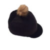 Capz Velour Skull Cover with Faux Fur Pom Pom - Image 5