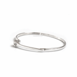 Hiho Sterling Silver Farrier Nail Bangle