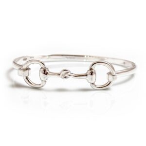 Hiho Exclusive Sterling Silver Double Snaffle Bracelet