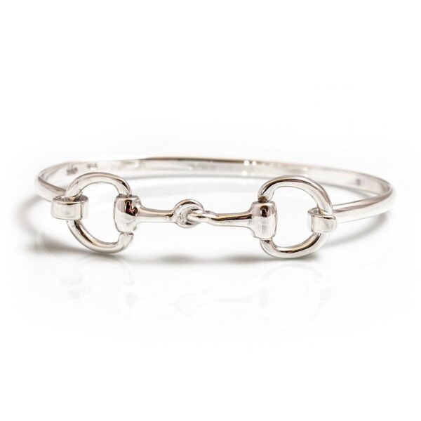 Hiho Exclusive Sterling Silver Double Snaffle Bracelet