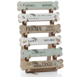 Dog Bone Shaped Wooden Tabletop Blocks