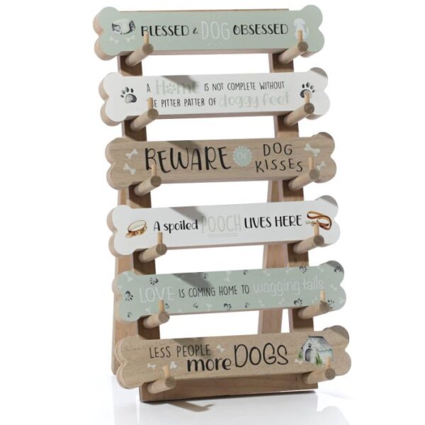 Dog Bone Shaped Wooden Tabletop Blocks