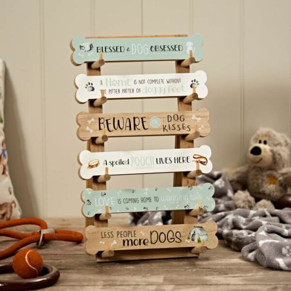 Dog Bone Shaped Wooden Tabletop Blocks - Image 2