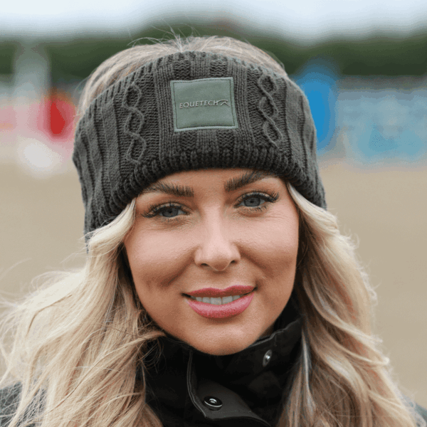 Equetech Reknit Cable Knit Headband - Image 2